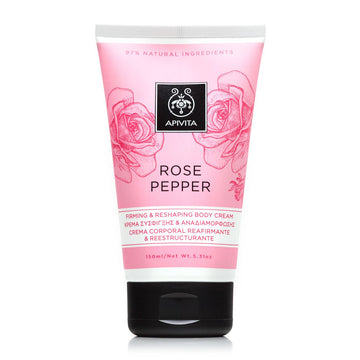 Apivita Firming and Reshaping Body Cream with Pink Pepper & Rose 150ml